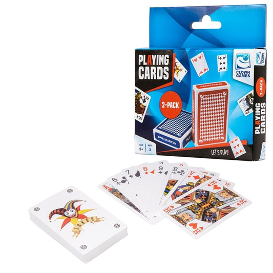 Set van 2 Clown Speelkaarten