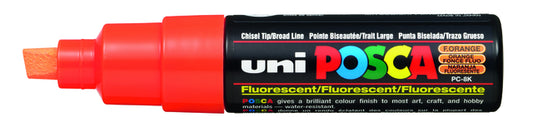 Posca PC8K B Schuine Fluor Oranje Verfstift