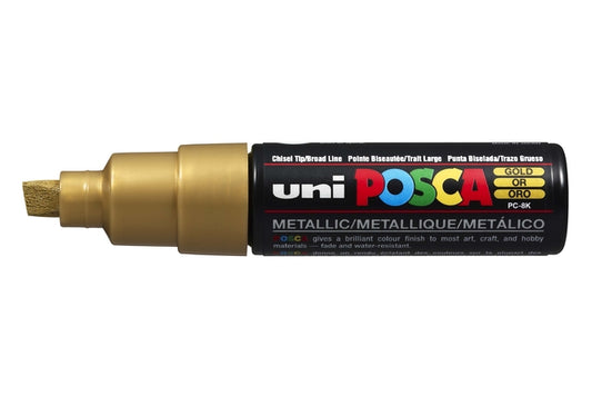 Posca PC8K B Verfstift Schuin Goud