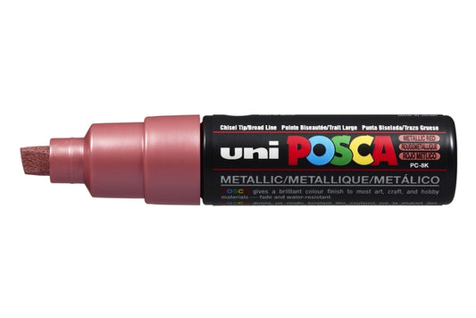 Posca PC8K B Schuine Metallic Rood Verfstift