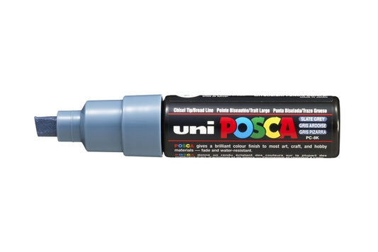Posca PC8K B Schuin Leisteengrijs Verfstift