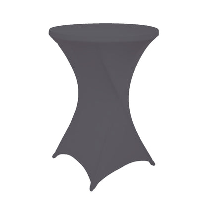 BRASQ Statafel 80cm met tafelrok, antraciet