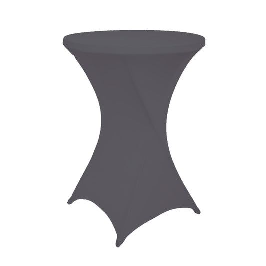BRASQ Statafel 80cm met tafelrok, antraciet