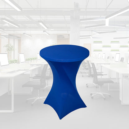 BRASQ Statafel 80cm met tafelrok, blauw - 5