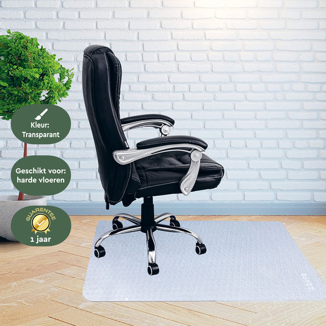 PVC Stoelmat voor Harde Vloeren 90x120cm - 7
