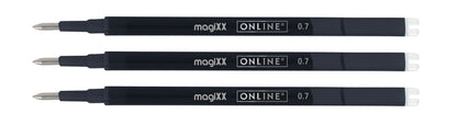 Online Magixx Gelvulling 0,7mm Zwart, Set van 3 - 2