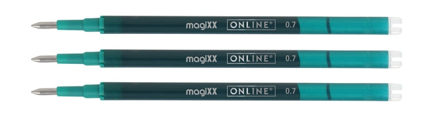 Online Magixx Gelvulling 0,7mm Turquoise, Set van 3 - 2