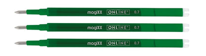 Online Magixx Gelvulling 0,7mm Groene Set van 3 - 2