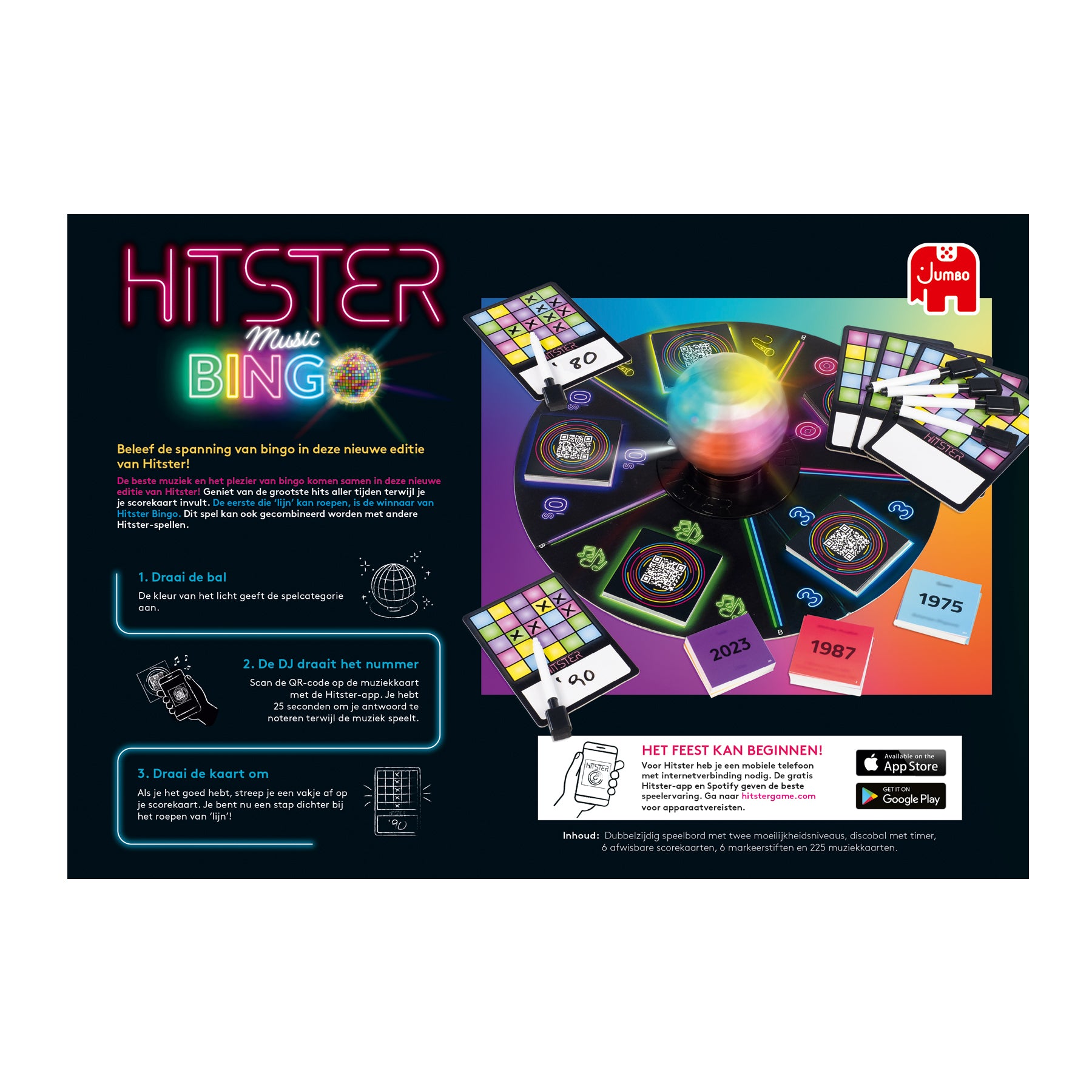 Spel Jumbo Hitster Bingo voor kinderen - 3