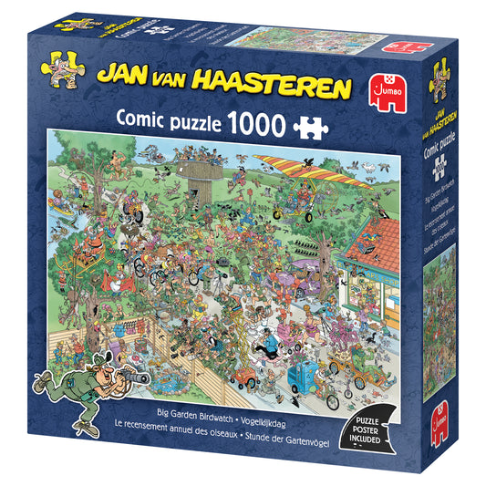 JvH De Grote Vogelkijkdag Puzzel 1000 stukjes – Vogels en humor