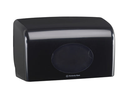 Toiletpapierdispenser Aquarius Duo zwart voor 2 rollen - 2
