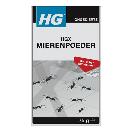 Mierenpoeder HG HGX Buiten 75 gram