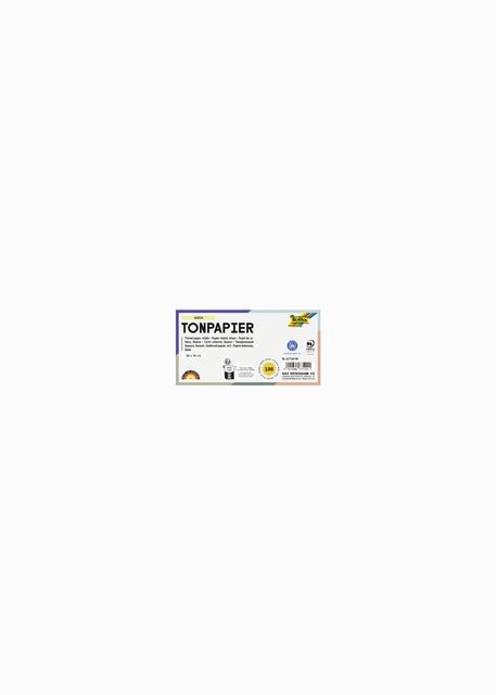 Folia Tekenpapier 50x70 cm 130 g/m², wit, 10 rollen