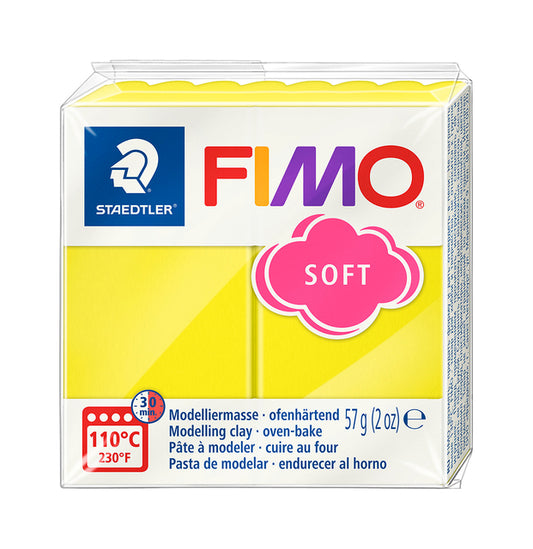 Fimo Soft Boetseerklei 57 g Limoengeel