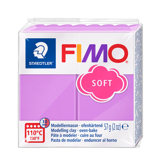 Fimo Soft Boetseerklei 57g - Lavendel