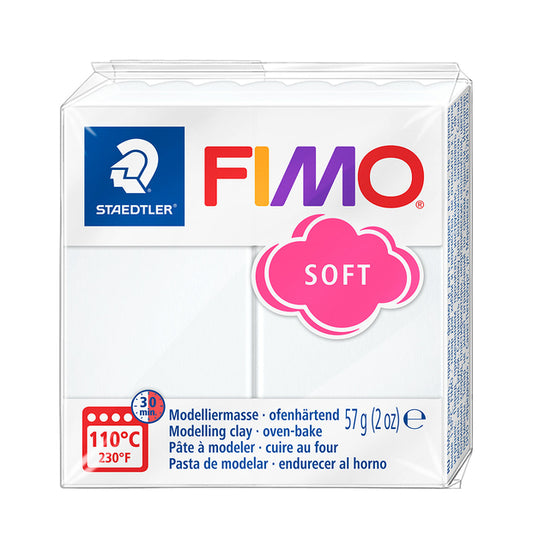 Fimo Soft Boetseerklei 57 g – Wit
