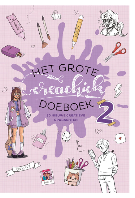 Het grote CreaChick doeboek 2 met 50 creatieve opdrachten
