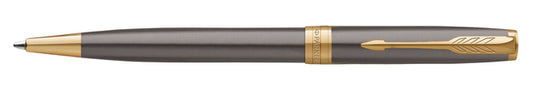 Parker Sonnet Grey Collection GT Balpen met Gouden Details