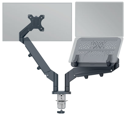 Dubbele Monitor- en Laptoparm Leitz Ergo voor ergonomisch werken - 3