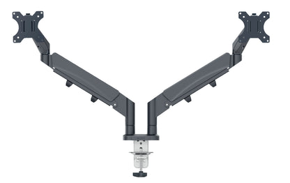 Ruimtebesparende dubbele monitorarm Leitz Ergo voor 17-32 inch schermen