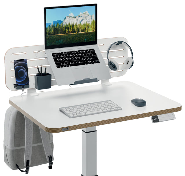 Leitz Ergo Bureau Ophangbord met Laptophouder en Opbergruimte - 3