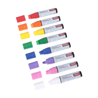 Krijtstift Europel watervast 15mm assortiment 8 kleuren - 4