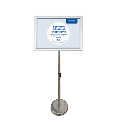 Infostandaard Europel Economy A3 zilver - 2