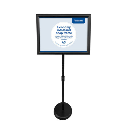 Economy A3 Infostandaard Kliklijst Zwart voor Presentaties - 2