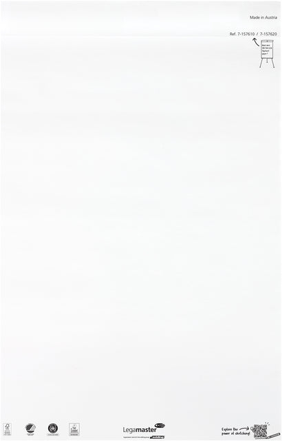 Flipoverpapier ECO blanco 20 vellen per blok inclusief markers - 3