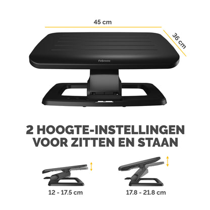 Voetensteun Fellowes Hana LT zwart - 2