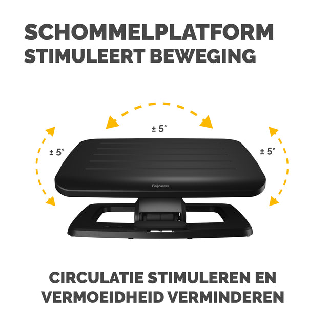 Voetensteun Fellowes Hana LT zwart - 3