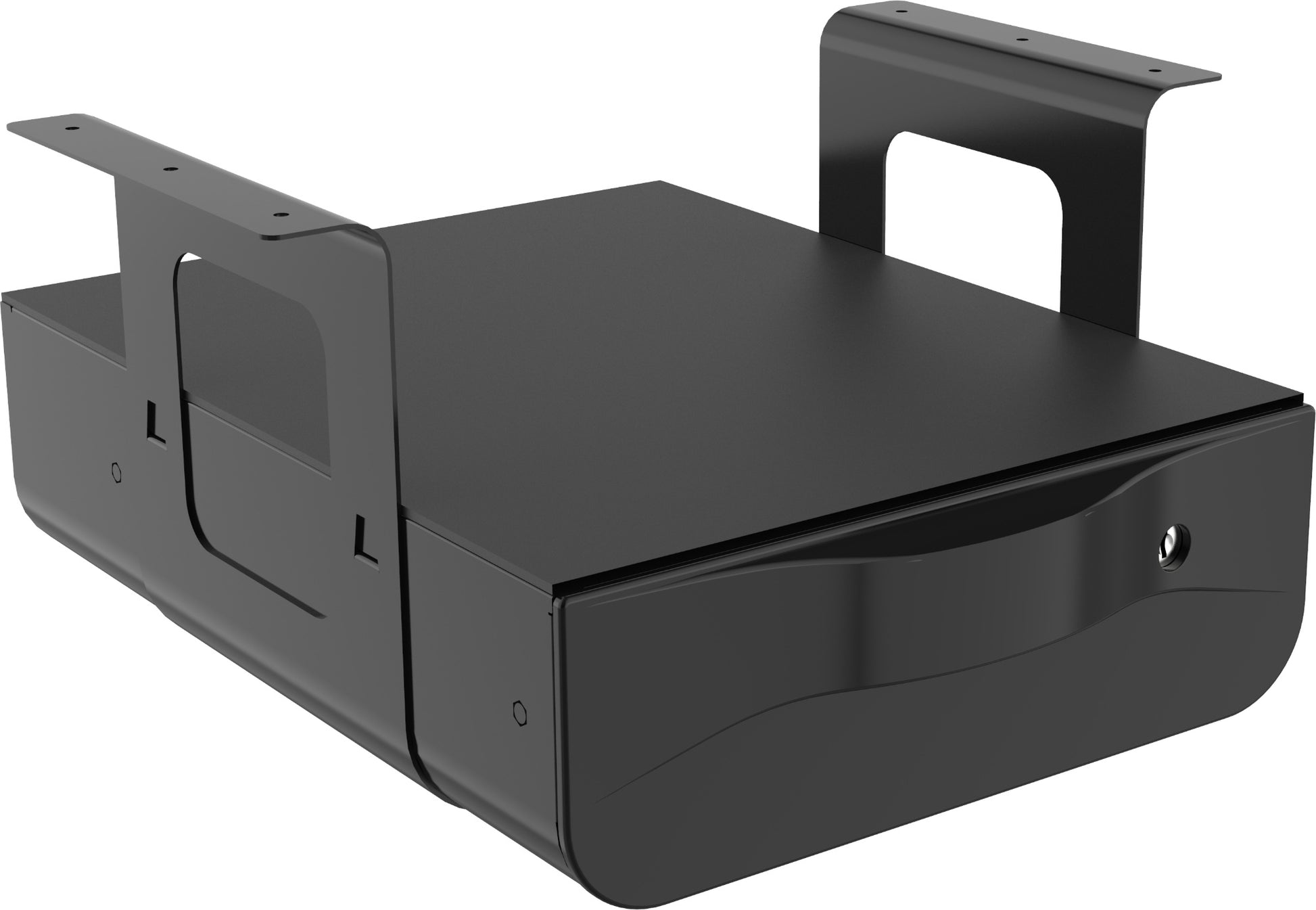 Persoonlijke lade Euroseats 369x292x189mm zwart, afsluitbaar - 3
