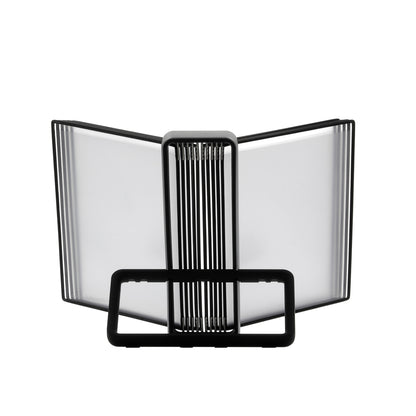 VEO Zichtpaneelsysteem bureau A4 zwart, 10 panelen - 5