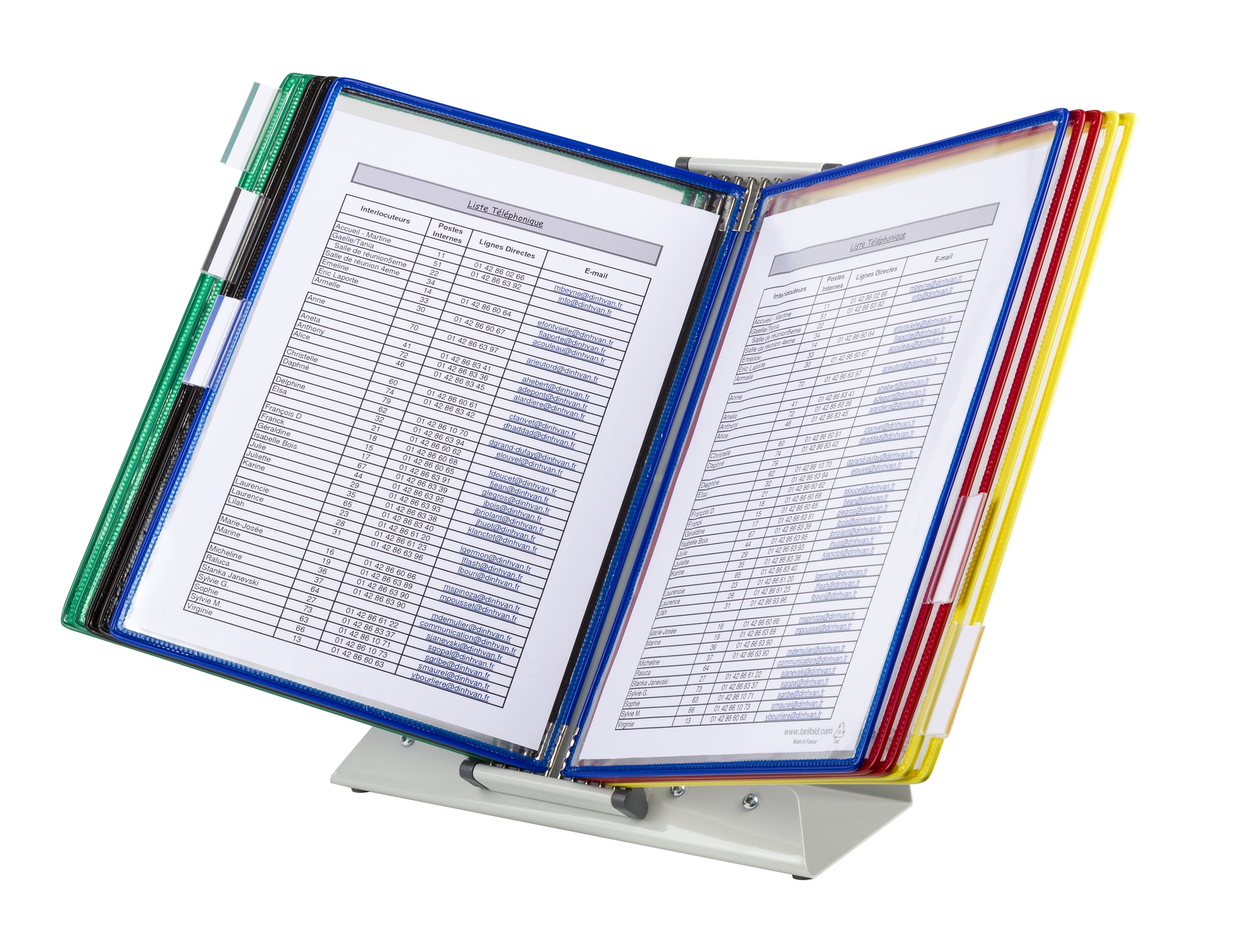 Zichtpanelensysteem bureau Tarifold A4, 10 stuks - 2