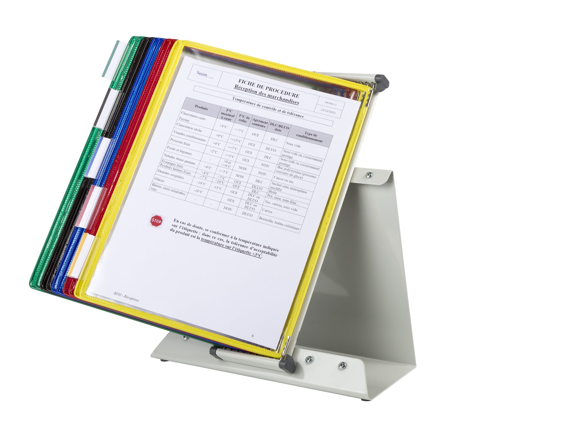 Zichtpanelensysteem bureau Tarifold A4, 10 stuks - 3
