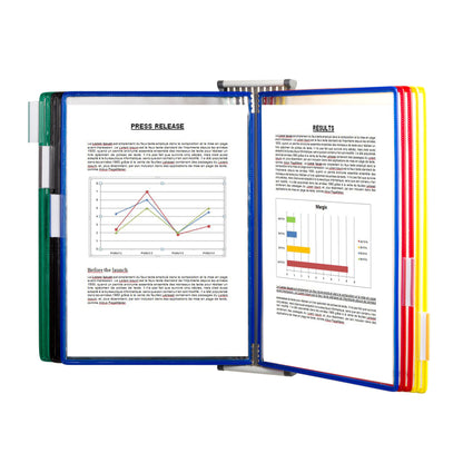 Wandsysteem Tarifold A4, 10 zichtpanelen - 2