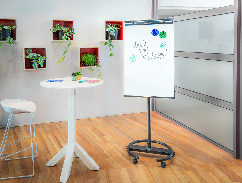 Mobiele Flipover Legamaster SKETCH EASY met Ronde Voet - 5