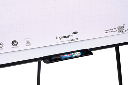 Mobiele flipover met driepoot en magnetisch whiteboardoppervlak - 3