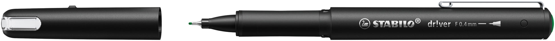STABILO dr!ver fineliner groen, 0.4mm