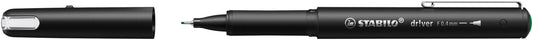 STABILO dr!ver fineliner groen, 0.4mm