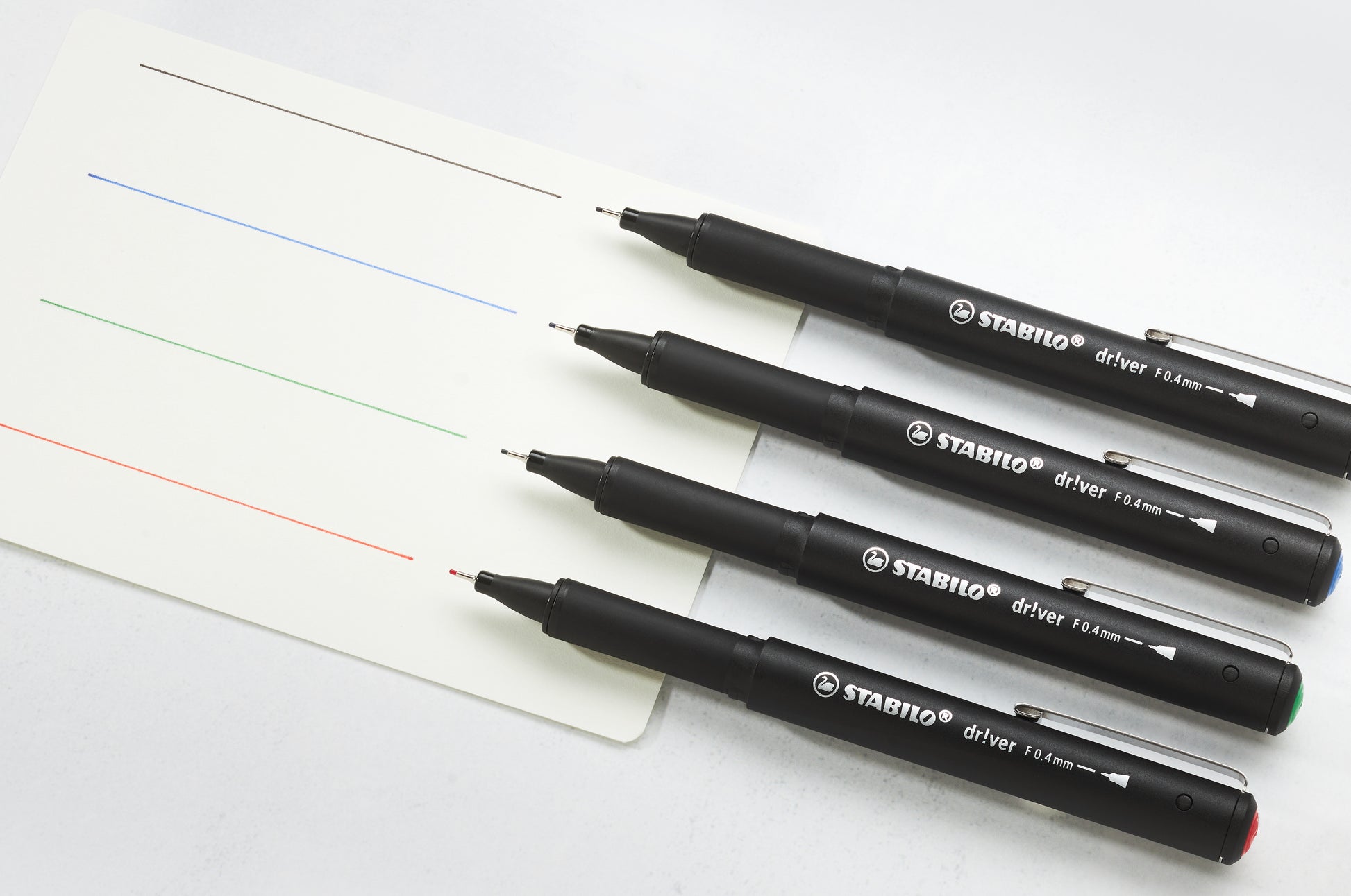 Fineliner STABILO dr!ver Fijn Blauw - 4