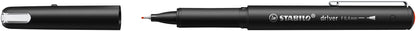 STABILO dr!ver fineliner rood, 0.4mm