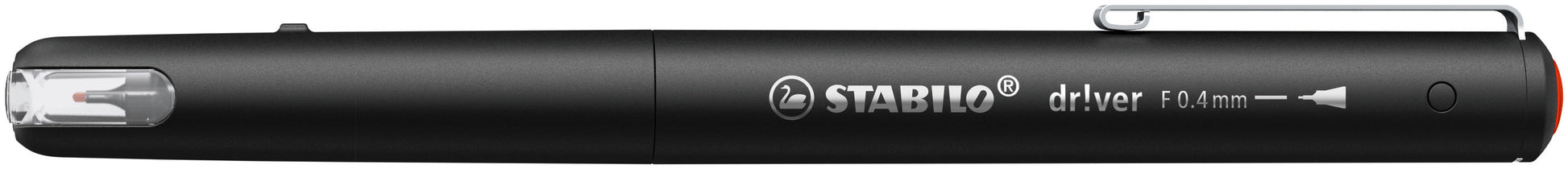 STABILO dr!ver fineliner rood, 0.4mm - 2