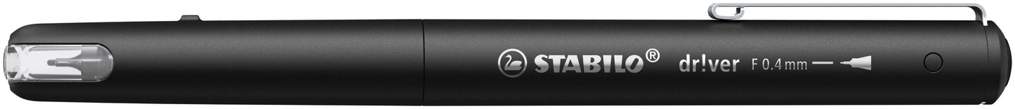 STABILO dr!ver fineliner zwart, 0.4mm - 2