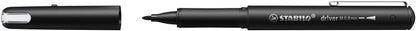STABILO dr!ver fineliner zwart, 0.8mm