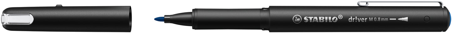 Fineliner STABILO dr!ver Medium Blauw