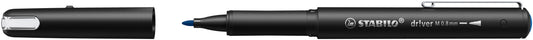Fineliner STABILO dr!ver Medium Blauw