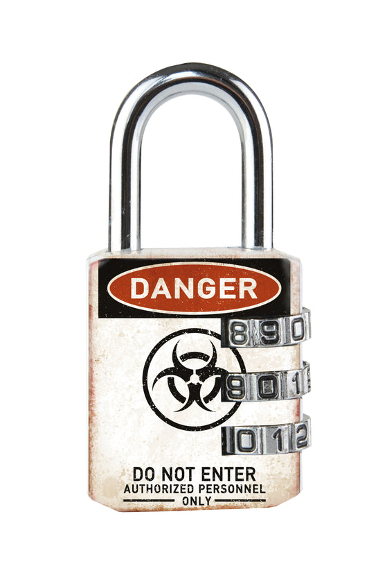 Master Lock Hangslot 3-Cijfer 30mm Patroon Danger