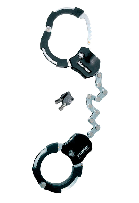 Handboeislot Masterlock Street Cuff 55cm zwart, gehard staal