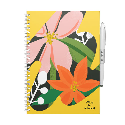 Moyu A5 Hardcover notitieboek Flower Vibes, waterbestendig